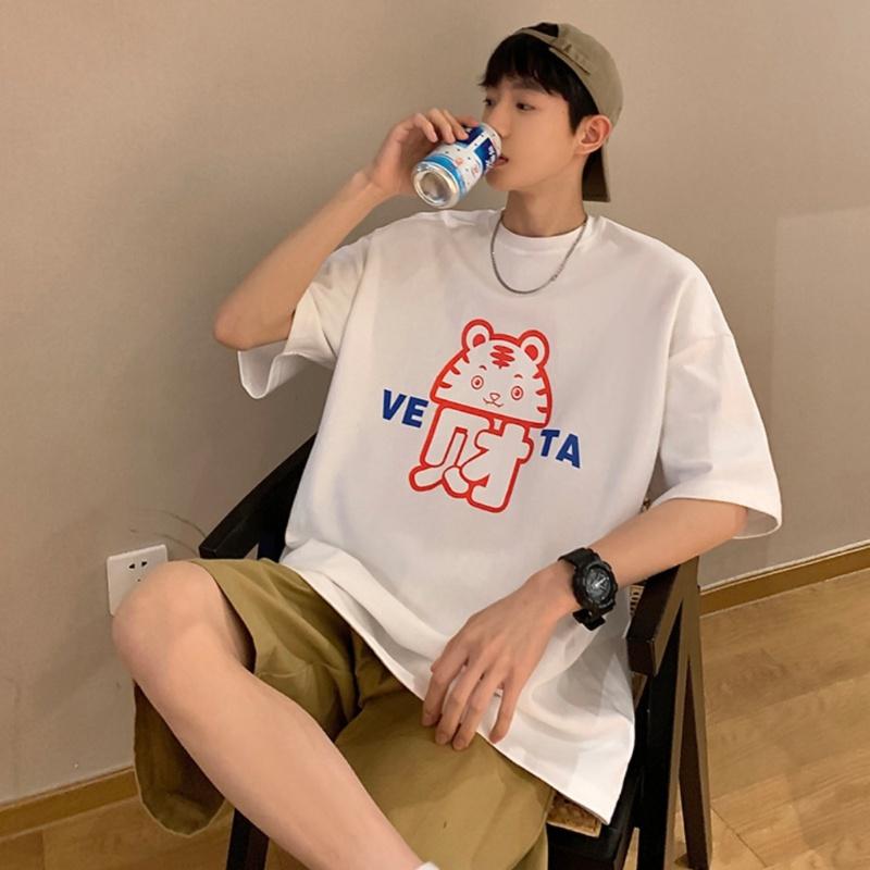 Áo phông nam nữ unisex basic tee form rộng cổ tròn cotton oversize trắng đen ulzzang giá rẻ in cool ngầu VETA