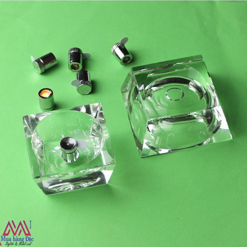 Bộ Quà Tặng Giáng Sinh 2022 Quả Cầu Pha Lê 3D LED Cây Thông Noen Mẫu 5