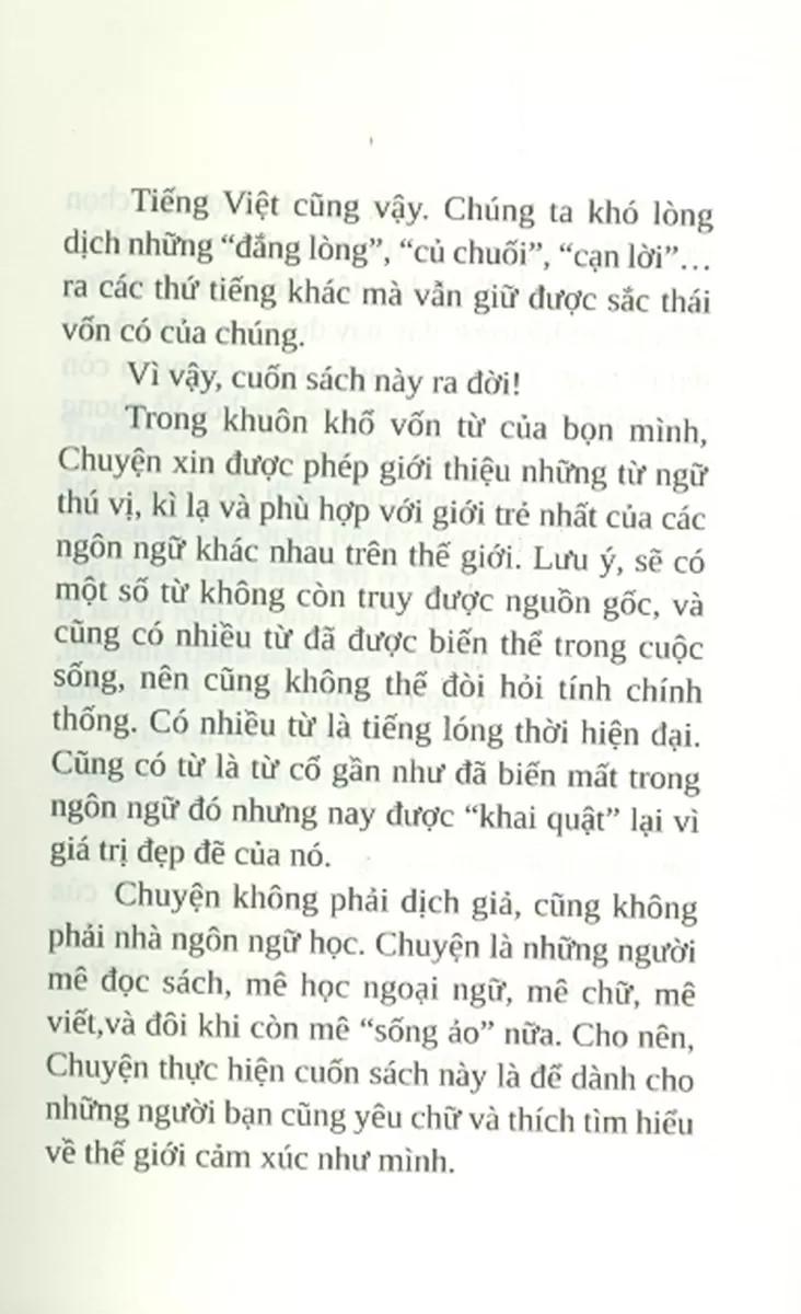 Từ Điển Cảm Xúc Thế Giới - Tập 1 (Tái Bản 2021)