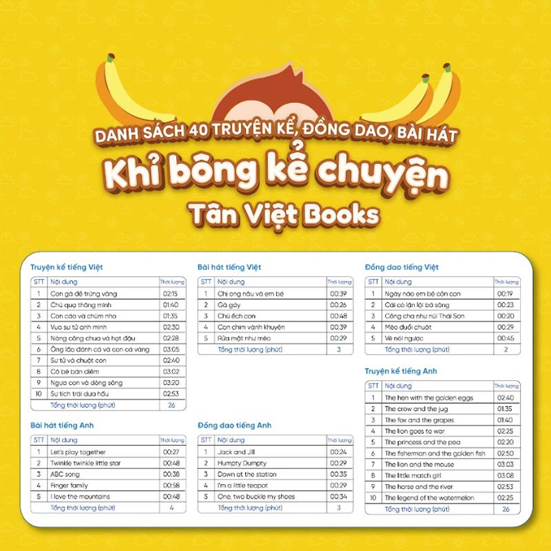 Khỉ Bông Kể Chuyện - Món Quà Trí Tuệ Cho Bé