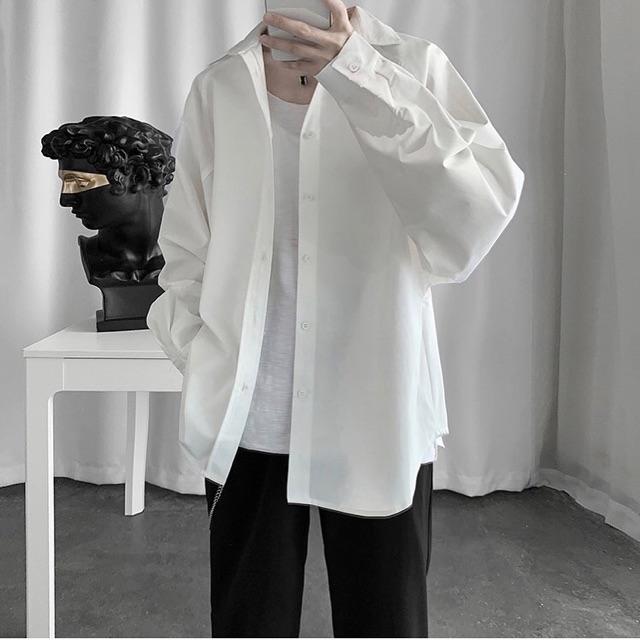 Sơ mi tay dài trơn