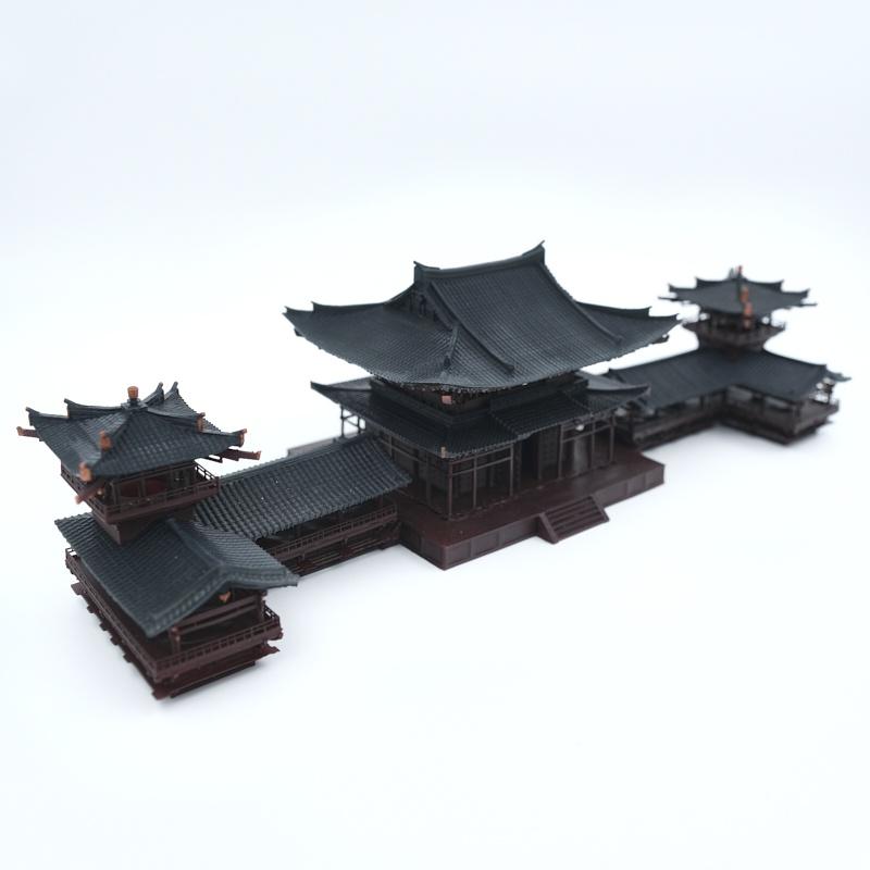 Mô hình tiểu cảnh PHẬT ĐIỆN PHƯỢNG HOÀNG - bán cạn - bể cá - hòn non bộ - terrarium - tinh xảo - chất lượng cao