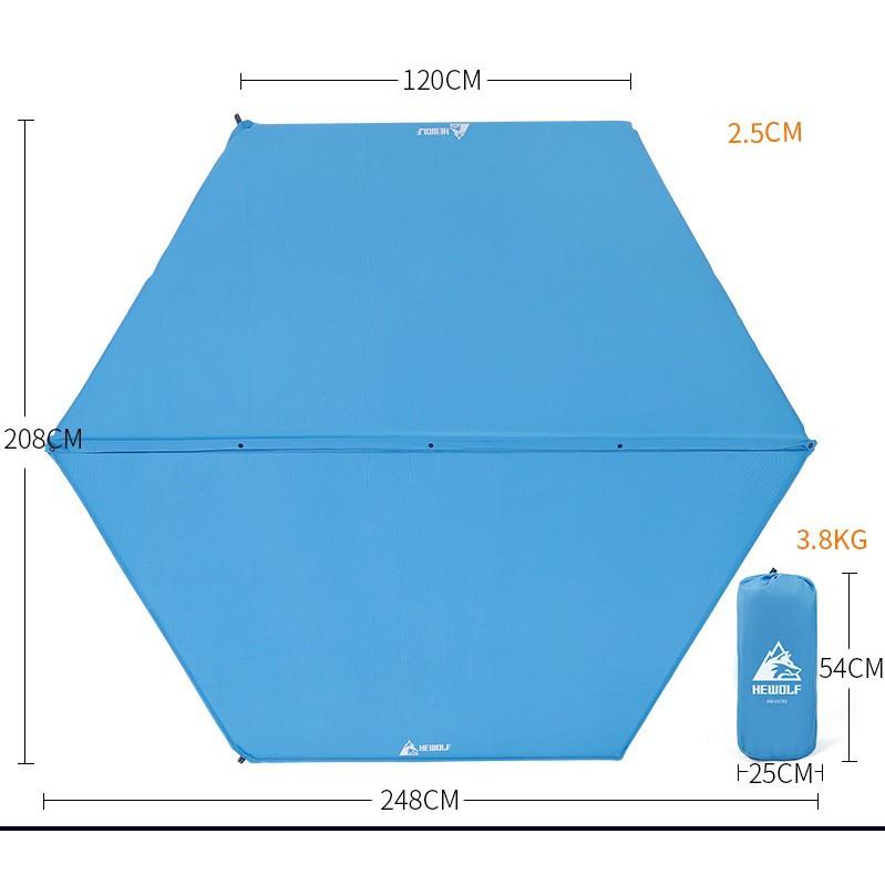 Thảm lót lều dã ngoại lục giác HEWOLF-D1783