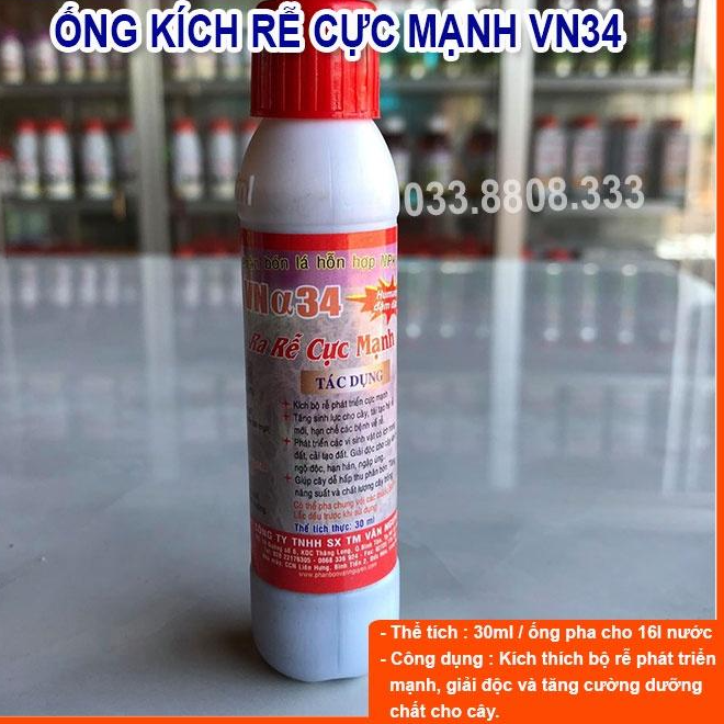 Kích Rễ Cực Mạnh VN34 - ống 30ml - Ra Rễ Cực Mạnh