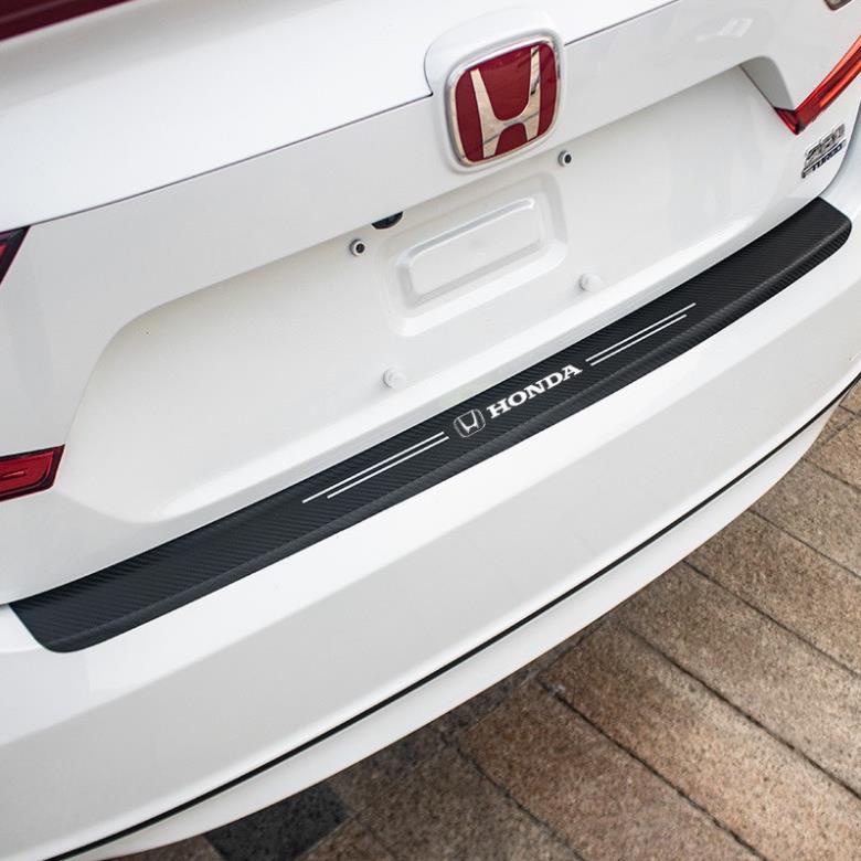 MITSUBISHI - Bộ 9 miếng dán bậc cửa trong ngoài và Cốp Sau Ô tô Chống trầy bằng Sợi Carbon