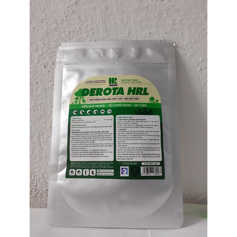 Derota HRL - Vi sinh - Chế phẩm phân giải chất thải - mùi hôi thối.