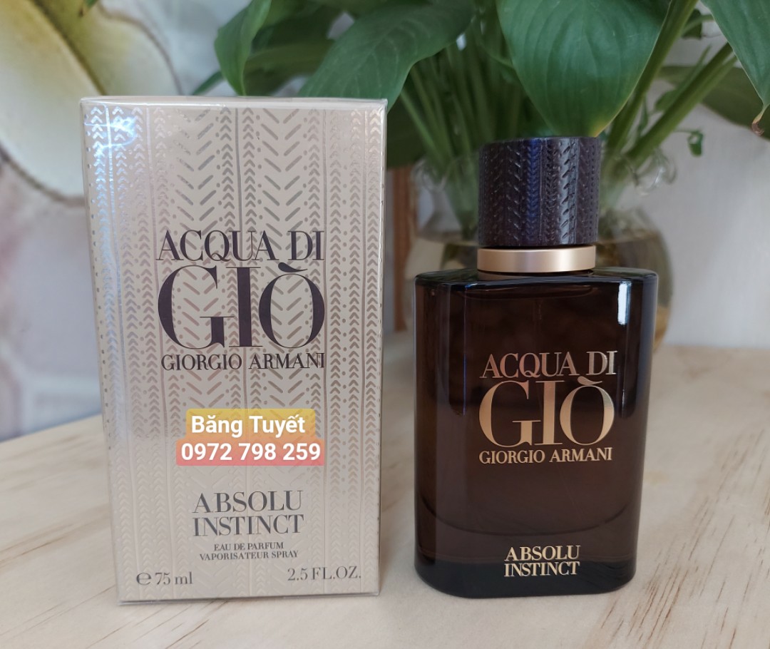 Nước hoa nam Acqua Di Giò Absolu Instinct 75ml ( PHÁP )