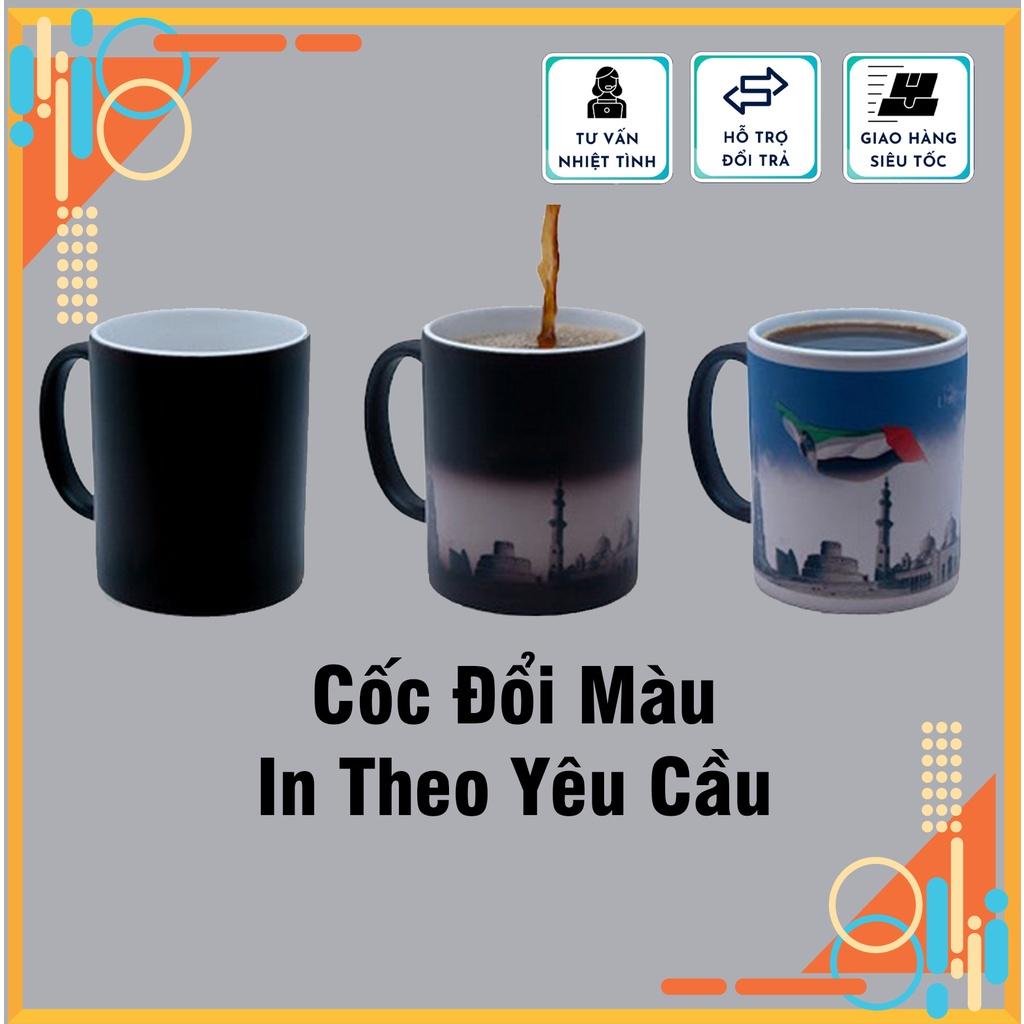 Cốc Sứ Ly Sứ Huyền Ảo, Cốc Sứ Đổi Màu In Chữ In Hình Theo Yêu Cầu