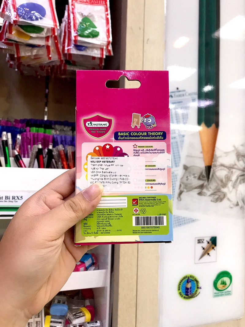 Bút sáp Masterart 8 màu JUMBO212087