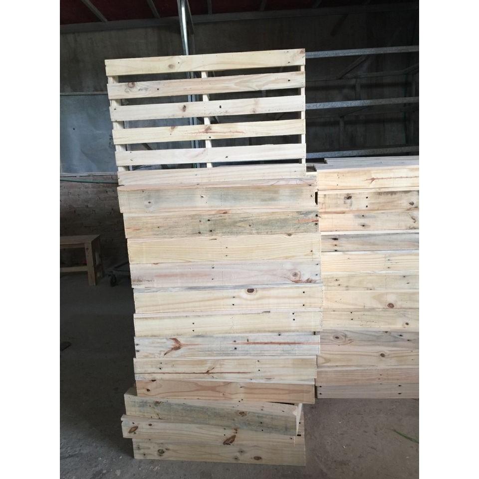 Giường Pallet - kích thước 50 x 70x cao11cm- Giường gỗ - Giường xếp - Giường Hộp Pallet đã sơn chống mốc