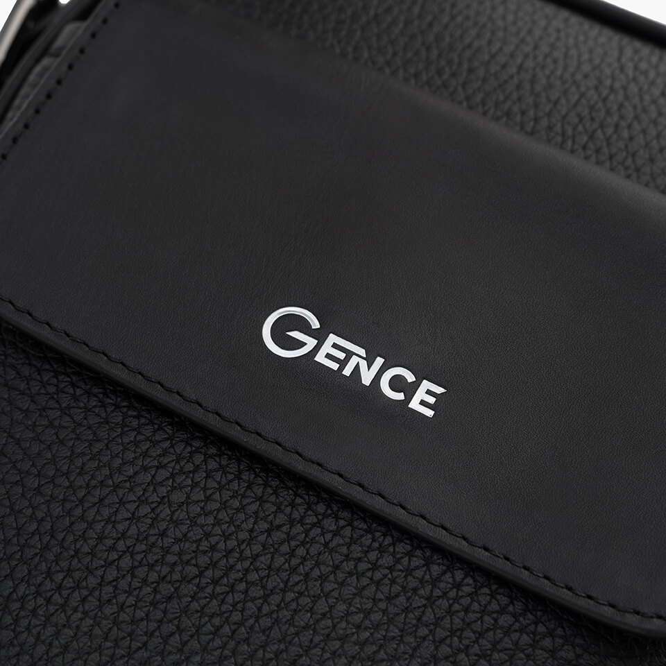 Túi Đeo Chéo Cầm Tay Thời Trang Nam Da Bò Mill Cao Cấp TD05 Đen