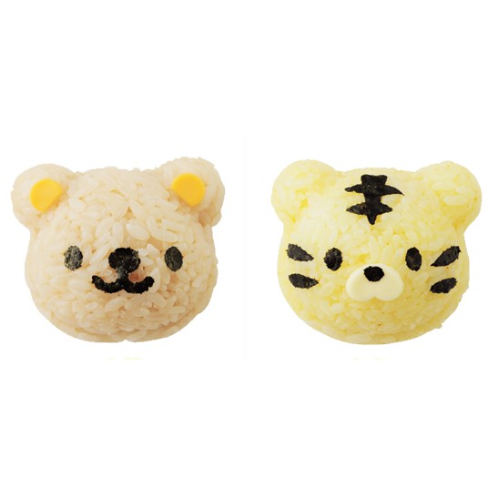 KHUÔN ÉP CƠM BENTO 4 ANH EM HEO HỔ GẤU ẾCH