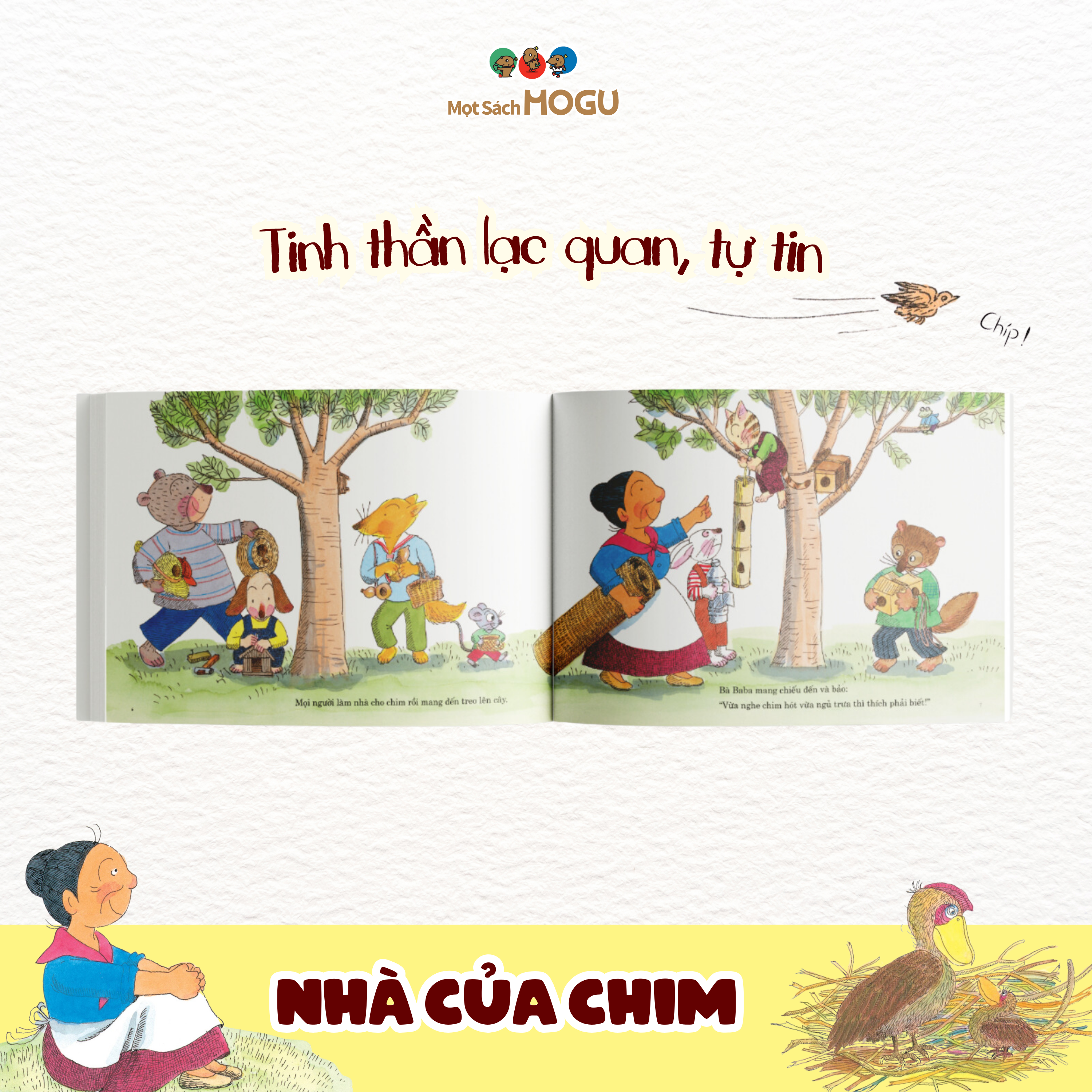Truyện Ehon bé 3-4-5 tuổi - Nhà của chim