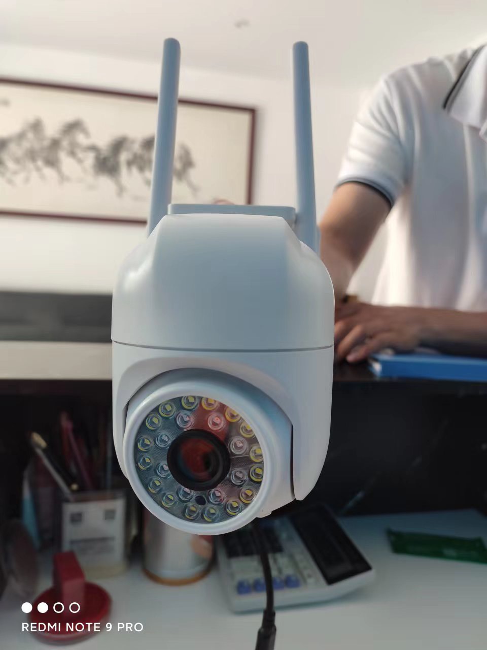 Camera IP Ngoài trời Yoosee PTZ 2 Râu FullHD 1080P 6 LED trợ sáng, 4 LED hồng ngoại, đàm thoại 2 chiều, hỗ trợ xoay 360 Hàng Nhập Khẩu