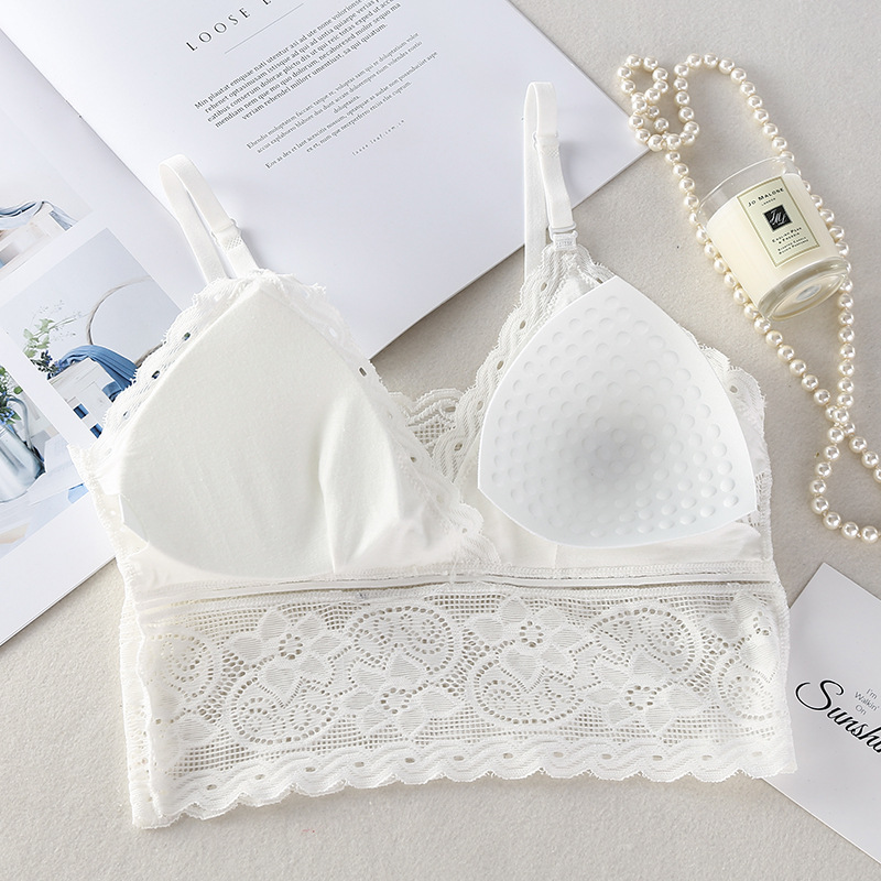 Áo bra/ ngực 2 dây, mút mỏng dáng croptop sexy cho nữ LYEA019