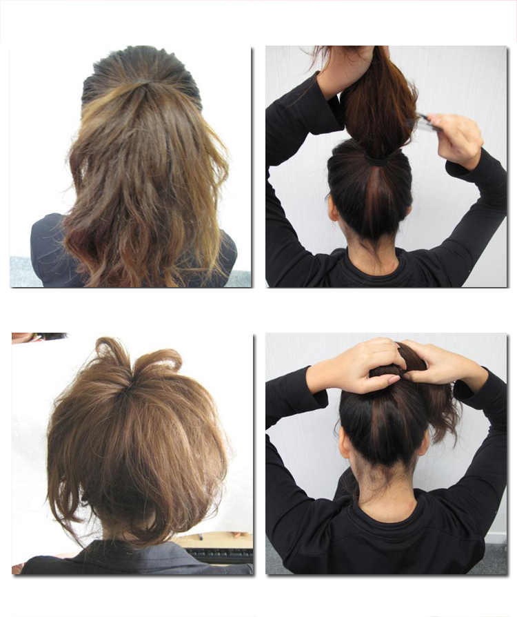Hình ảnh Bộ sưu tập dụng cụ tạo nhiều kiểu tóc búi cuốn thông minh dễ thương 
