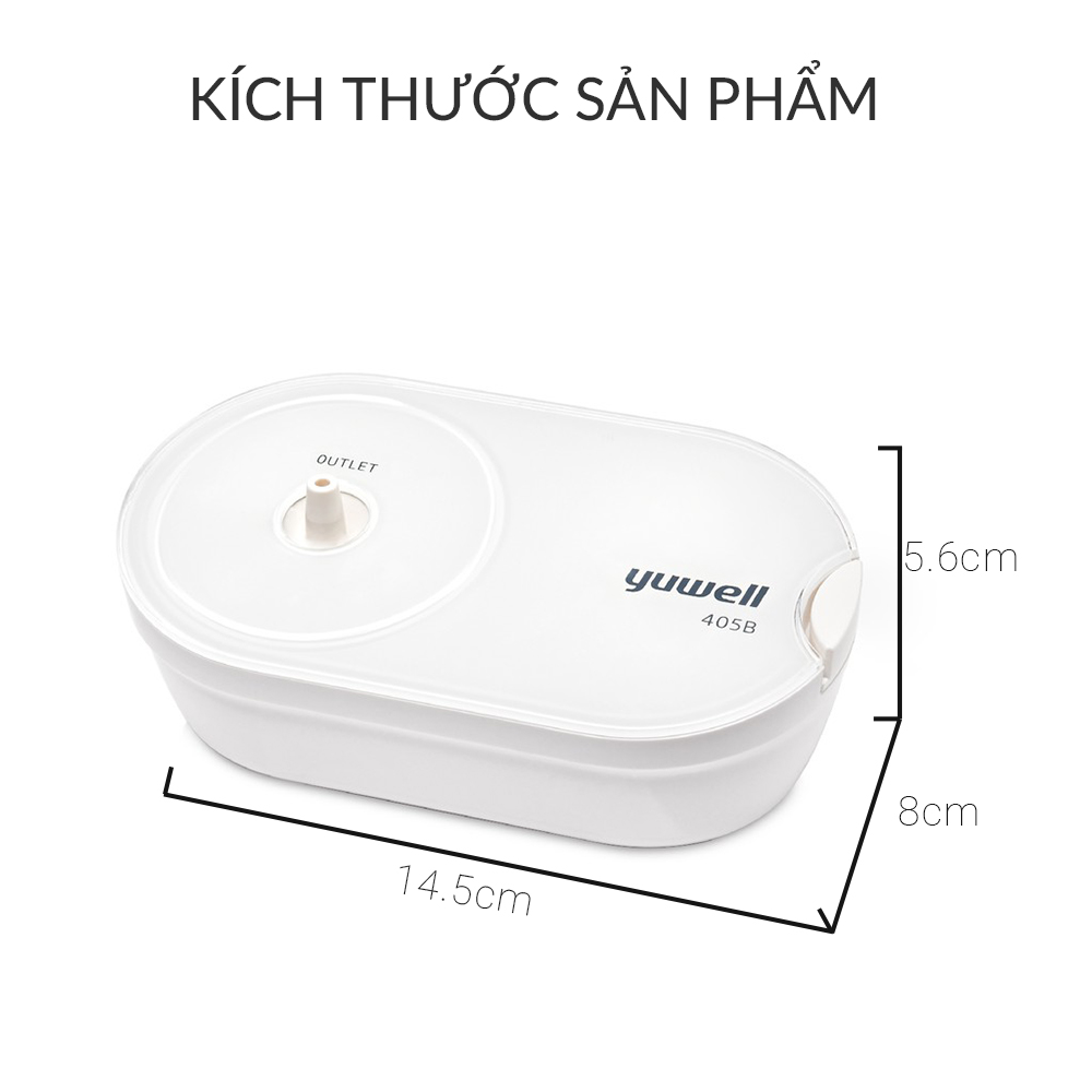 Máy Xông Khí Dung YUWELL 405B , Xông Mũi Họng Hiệu Quả - Nhập Khẩu Chính Hãng