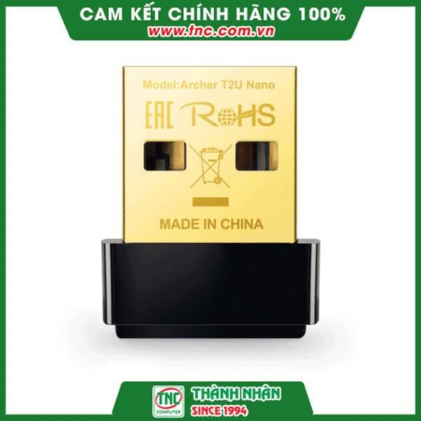 USB Wifi thu sóng TP-Link Archer T2U Nano- Hàng chính hãng