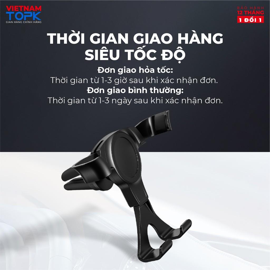 Giá Đỡ Điện Thoại TOPK D12 Từ Tính Tiện Lợi Cho Xe Hơi - Hàng chính hãng