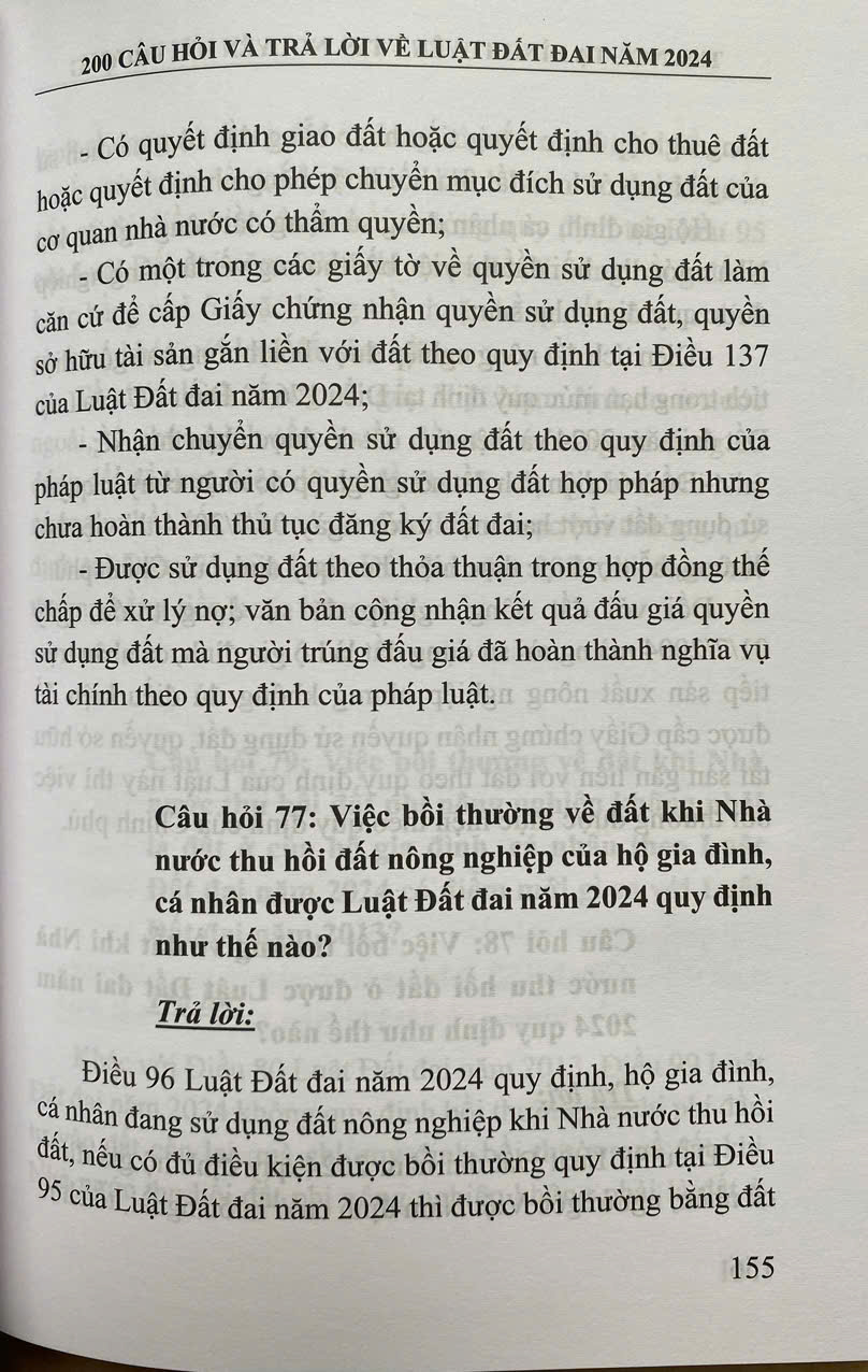 200 Câu Hỏi Và Trả Lời Về Luật Đất Đai Năm 2024