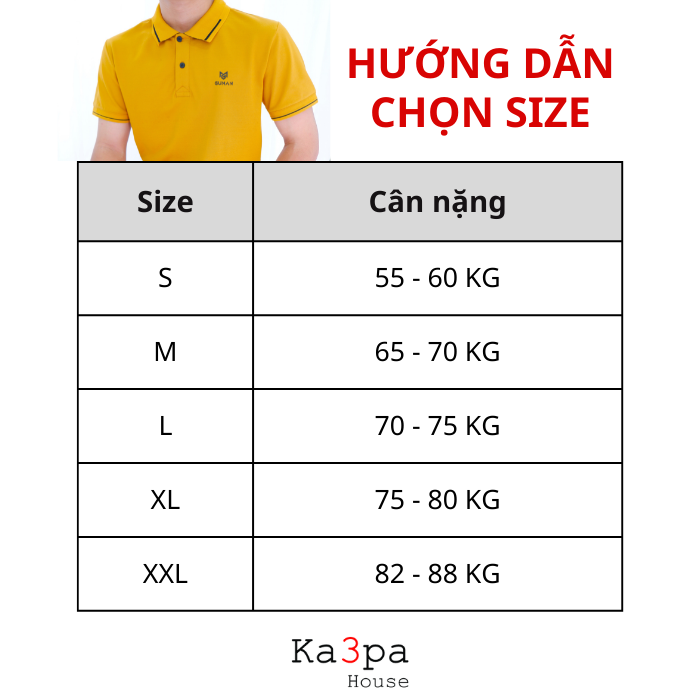 Áo Thun Polo Casual GUMAN Orange Yellow GOY116