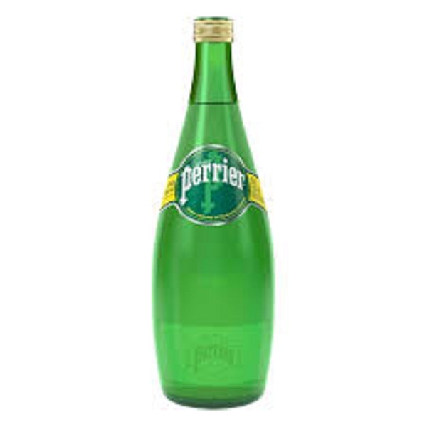 1 thùng tương đương 24 chai nước khoáng thiên nhiên bổ sung ga từ nguồn hiệu Perrier (chai nhựa) 500ml