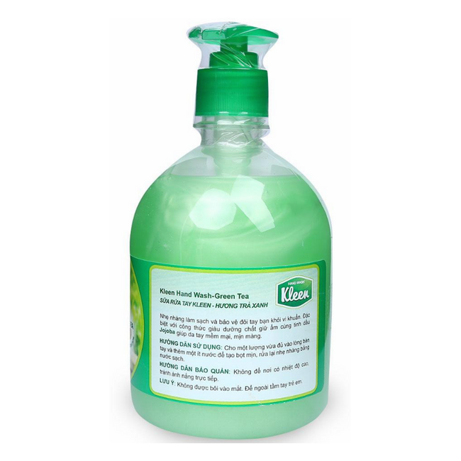 Sữa Rửa Tay Kleen Trà Xanh (500ml)