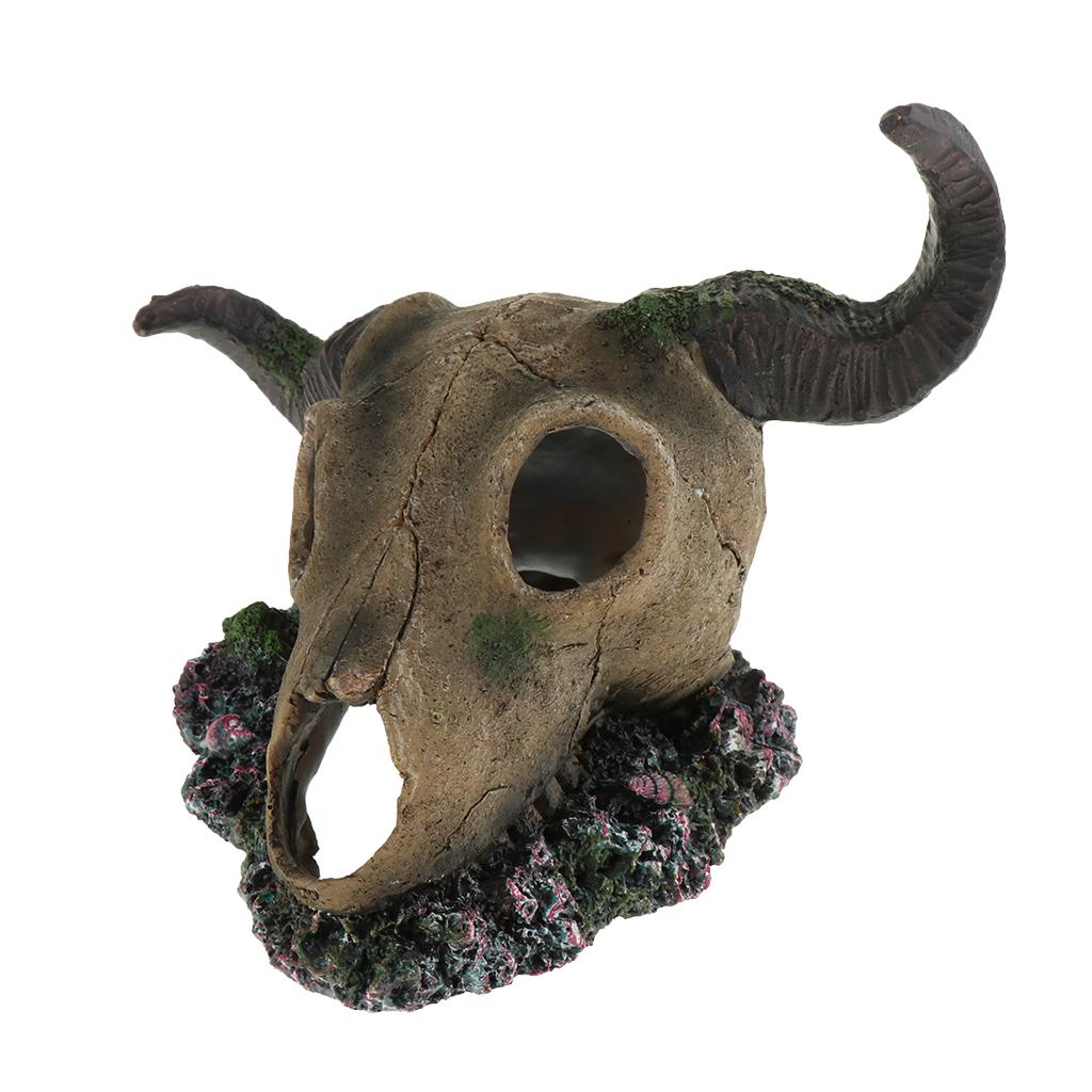 Mini Reptile Hiding Cave Landscape Ornament Reptile Water Container Shape 1