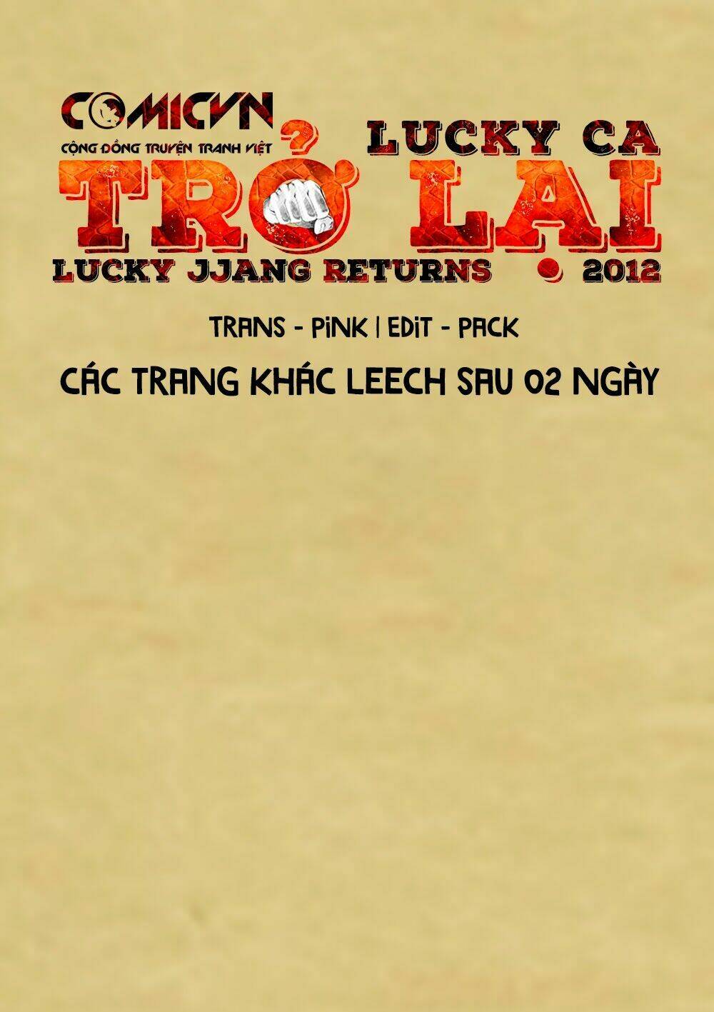lucky ca trở lại - lucky jjang returns 2012 chapter 8 1
