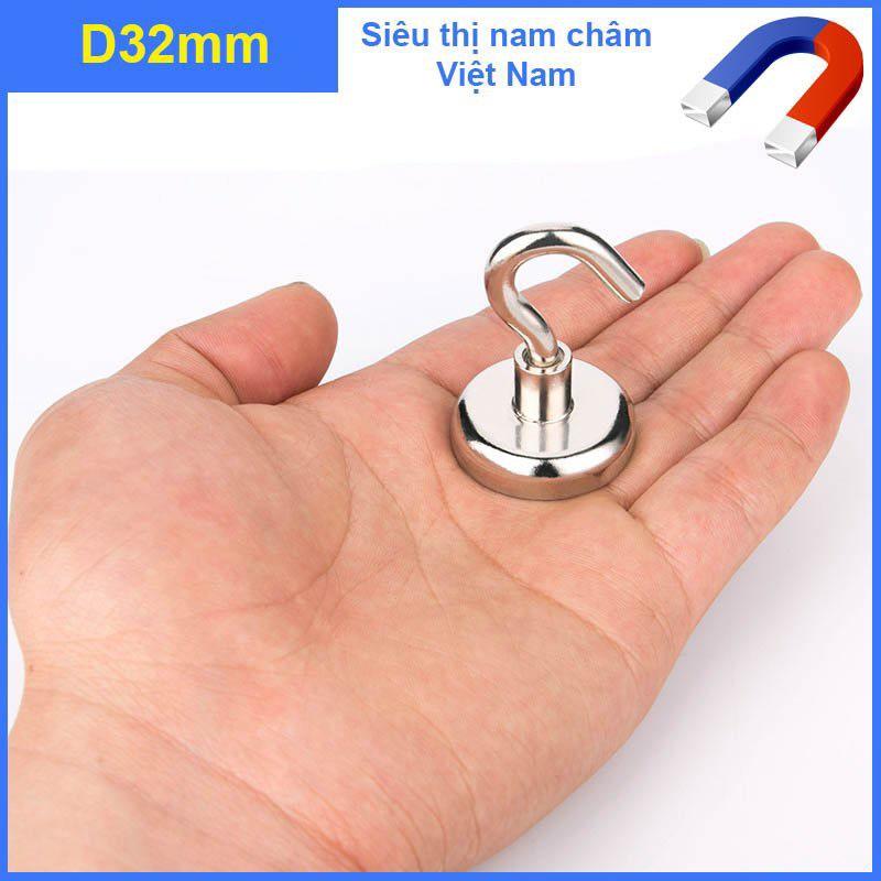 Nam châm móc treo D32mm,nam châm treo các đồ dùng trong nhà