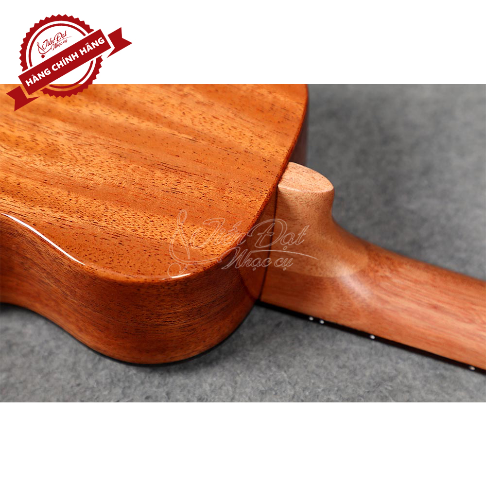 &lt;TẶNG KÈM 6 PHỤ KIỆN&gt; Đàn Ukulele SQOE SQ UK-2410C, Gỗ Mahogany Nguyên tấm, Chế Tác Thủ Công Tinh Xảo - Hàng Chính Hãng