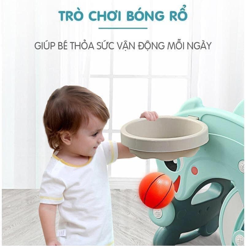 CẦU TRƯỢT BẬP BÊNH CÁ HEO HOLLA AN TOÀN CHO BÉ