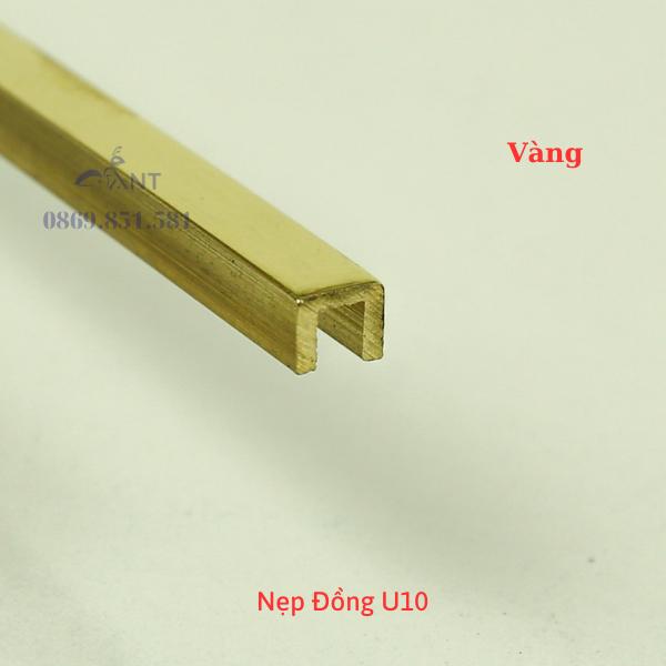 Nẹp Đồng U5 đủ màu, nẹp đồng chữ u, Nẹp đồng chống trơn, giá