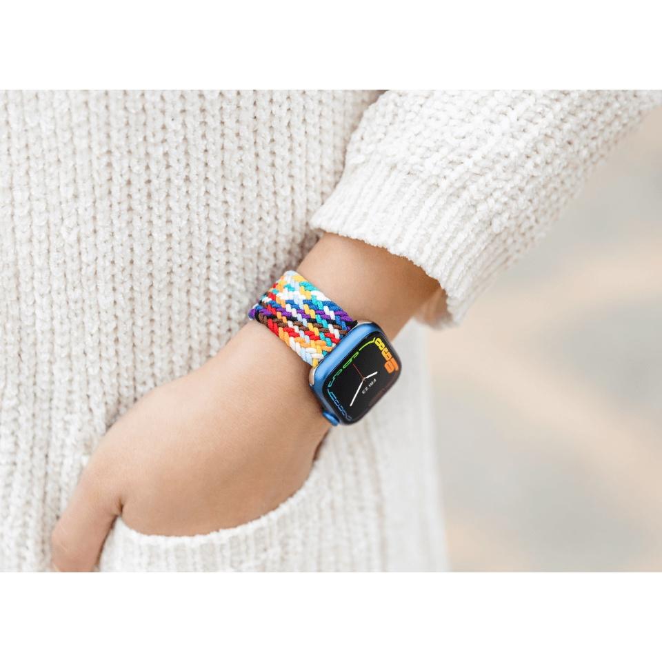 Dây đeo SwitchEasy (38/40/41mm) Candy Braided Nylon For Apple Watch Series (1~7/ SE), thiết kế bằng nylon bện nhiều màu Hàng Chính Hãng