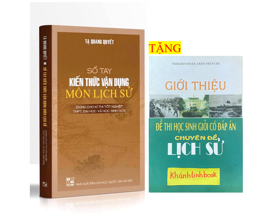 Sách - Sổ tay kiến thức vận dụng môn lịch sử