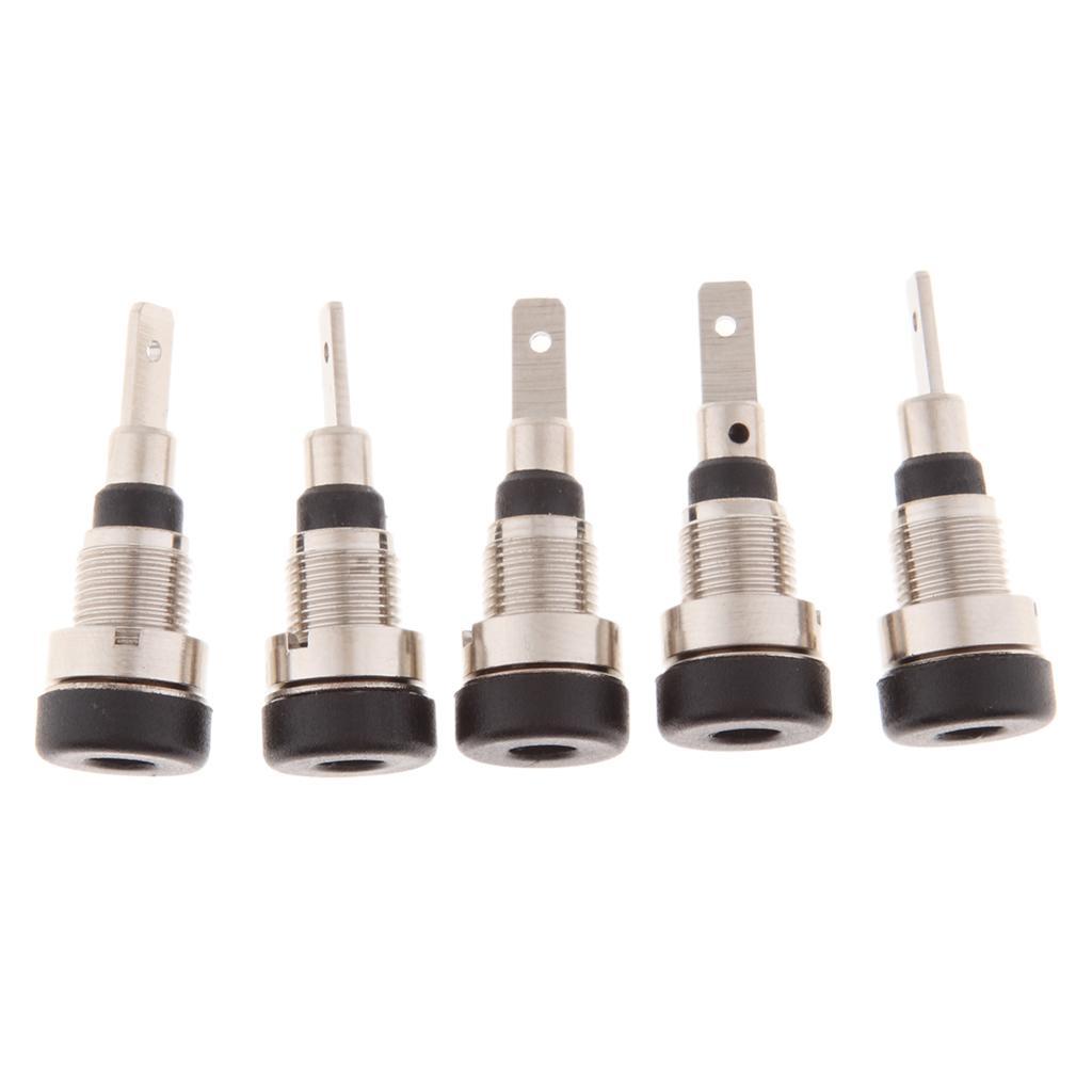 25Pieces 2mm Binding Post Banana  Socket Panel Mount