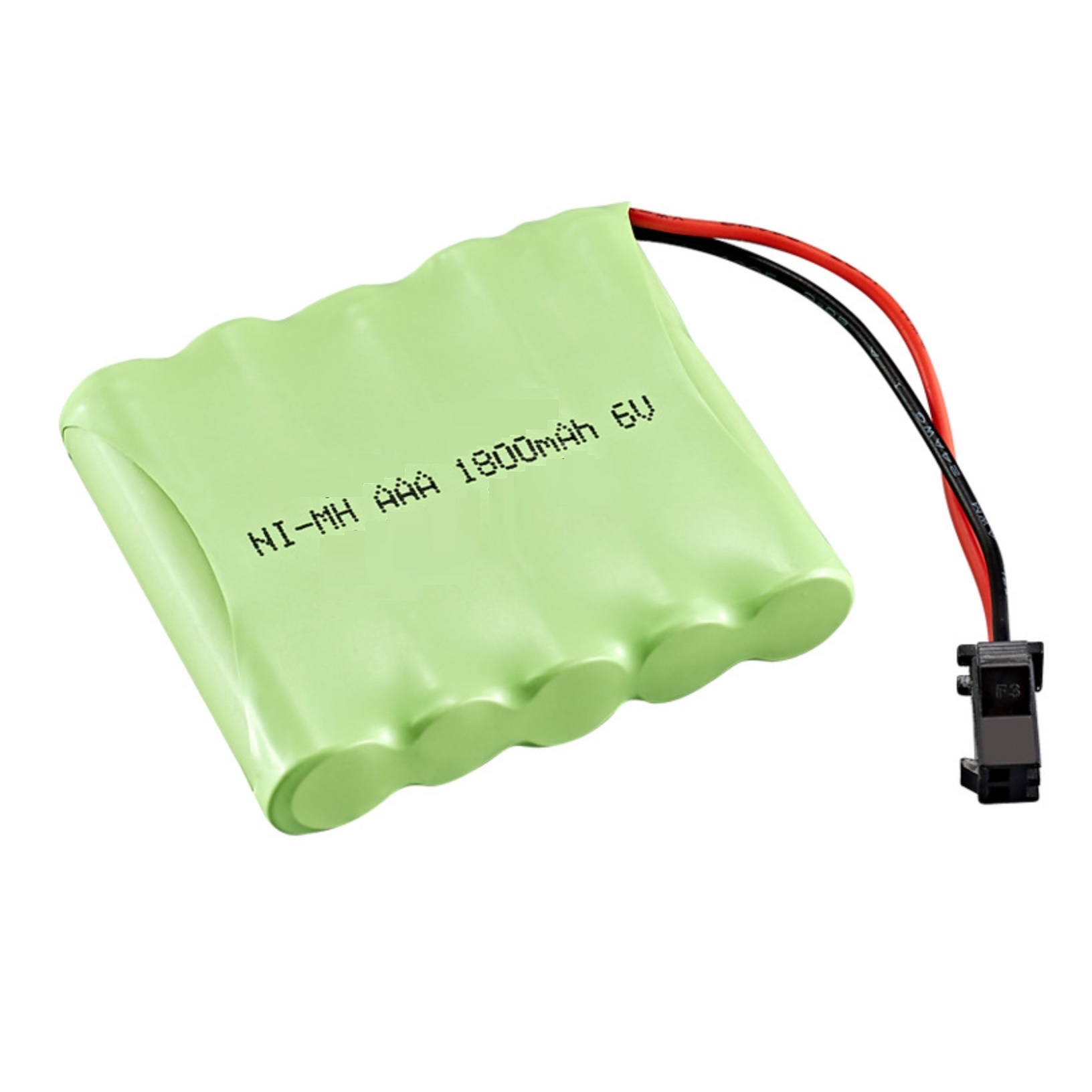 Pin sạc AAA 6V dung lượng cao 1800mAh chân cắm SM càng cua đen