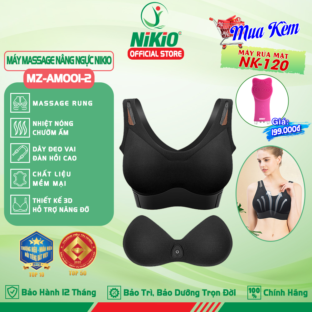 Máy Massage Ngực Ming Zhen Nikio MZ-AM001-2 - Săn Chắc Định Hình Vòng 1, Cải Thiện Vòng Một Cách Tự Nhiên