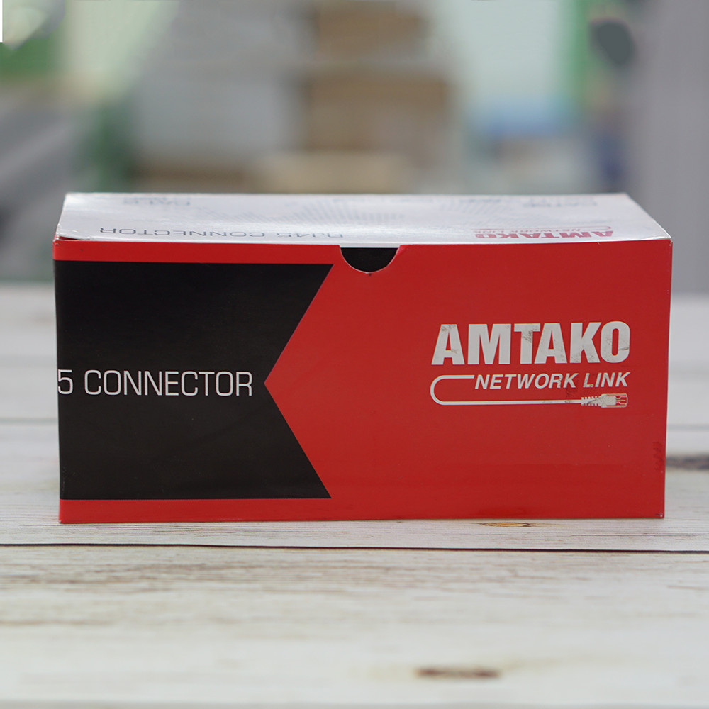 Đầu Bấm Mạng RJ45 Cat5e AMTako - Hàng Chính Hãng