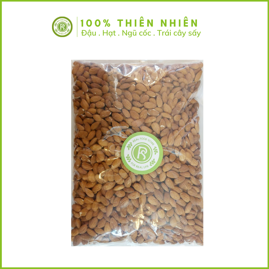 2KG Hạt Hạnh Nhân Real Food (Almond)