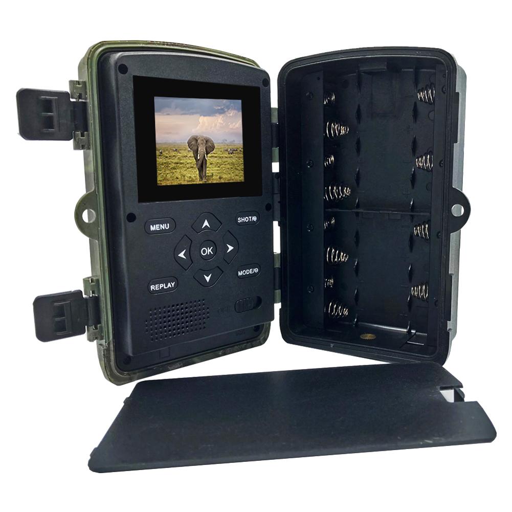 16MP 1080P Day Night Photo Video Taking Camera Outdoor Home Monitoring Camera with 34 Infrared Lights 32G Storage Card