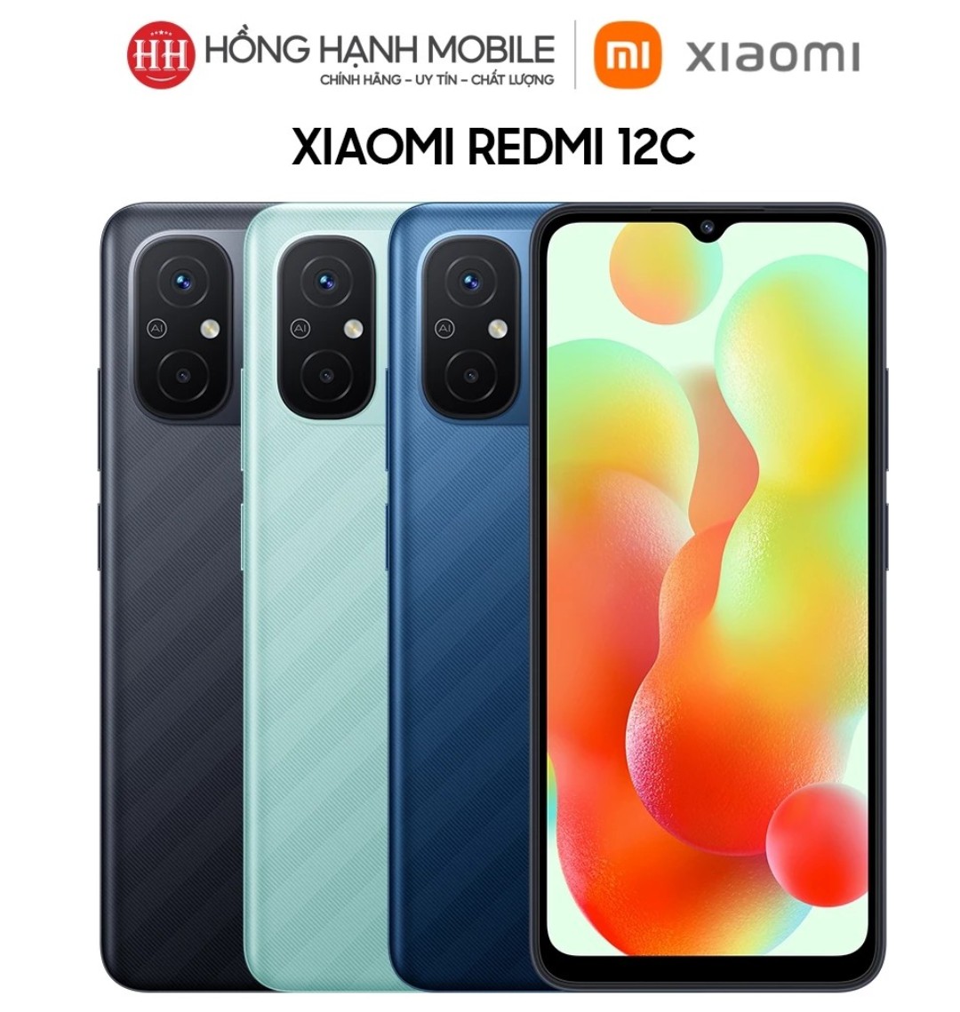 Điện Thoại Xiaomi Redmi 12C 3GB/32GB - Hàng Chính Hãng
