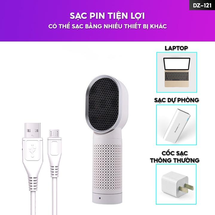 Máy Lọc Không Khí Để Bàn Mini Lọc Bụi Mịn Trong Ô Tô Hoặc Bàn Làm Việc Lượng Khí Lọc 30m3 Mỗi Giờ DZ-121