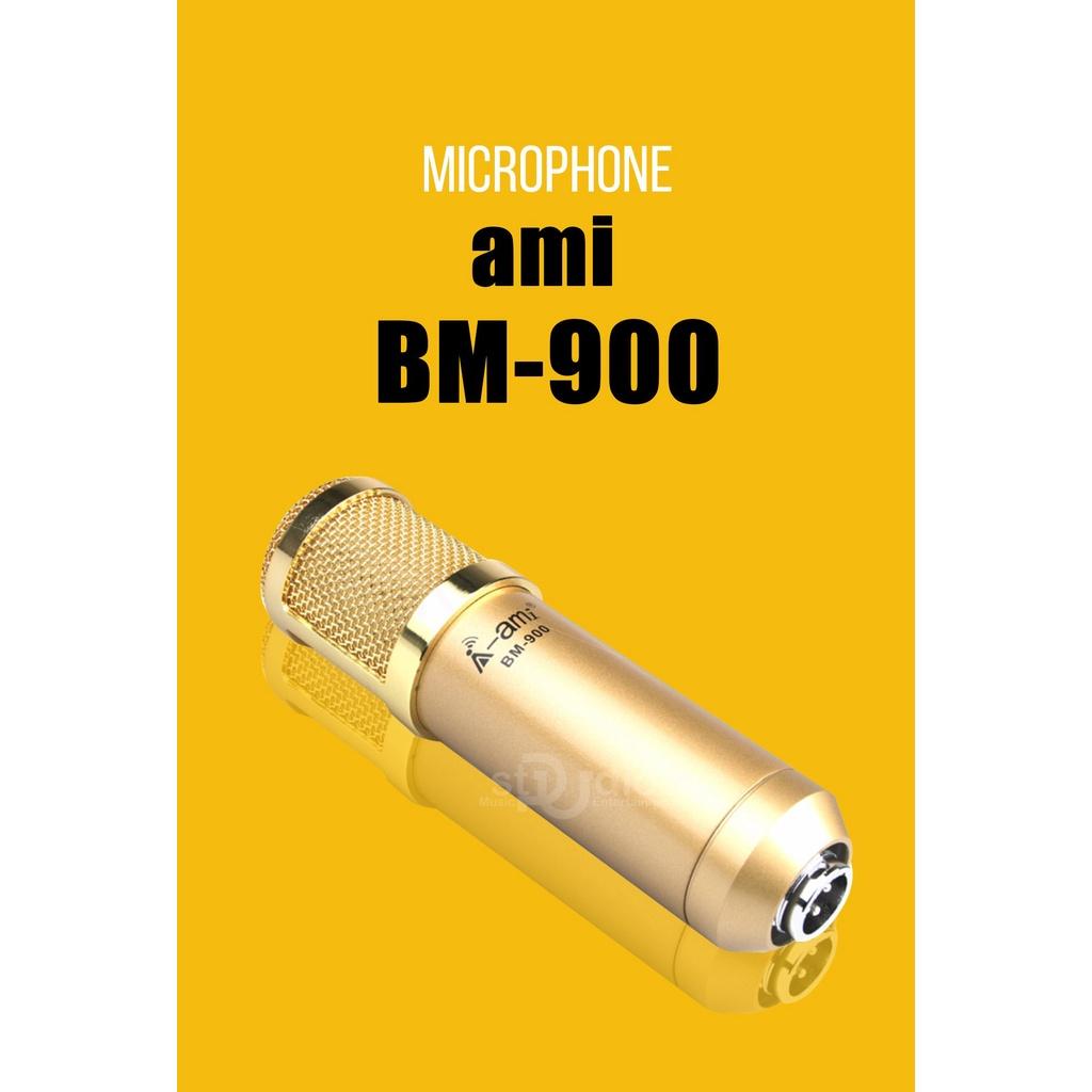 Micro Thu Âm BM900 AMI . Mic Thu Âm BM900 AMI Chuyên Dùng Hát Livestream , Thu Âm , Kiểu Dáng Cực Đẹp , Độ Bền Cao