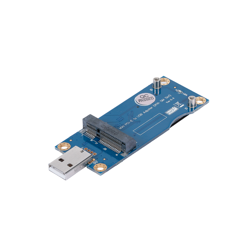 Thẻ Chuyển Đổi 3g / 4g Mini PCI-E Sang USB Wwan Với Khe Cắm Thẻ Sim