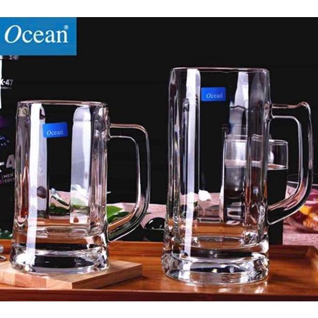 Bộ 6 Cốc Bia Thủy Tinh Ocean Cỡ Đại Munich Beer Mug Ocean - P00843 - 640ml