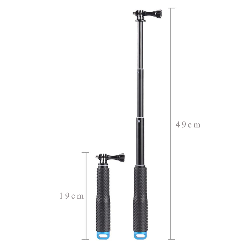 Gậy GoEasy pole mini nhỏ gọn chỉ 19cm dùng cho camera hành động GoPro, Sjcam, Xiaomi Yi Action, Osmo Action