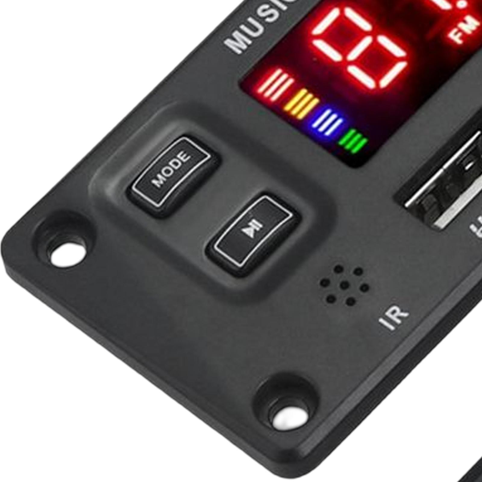 BT MP3 Player Decoding Board 12V Call Recording MP3 WMA WAV Ape MP3 Board