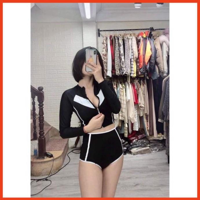 Bikini Áo Tắm biển Dài Tay Hàn Quốc