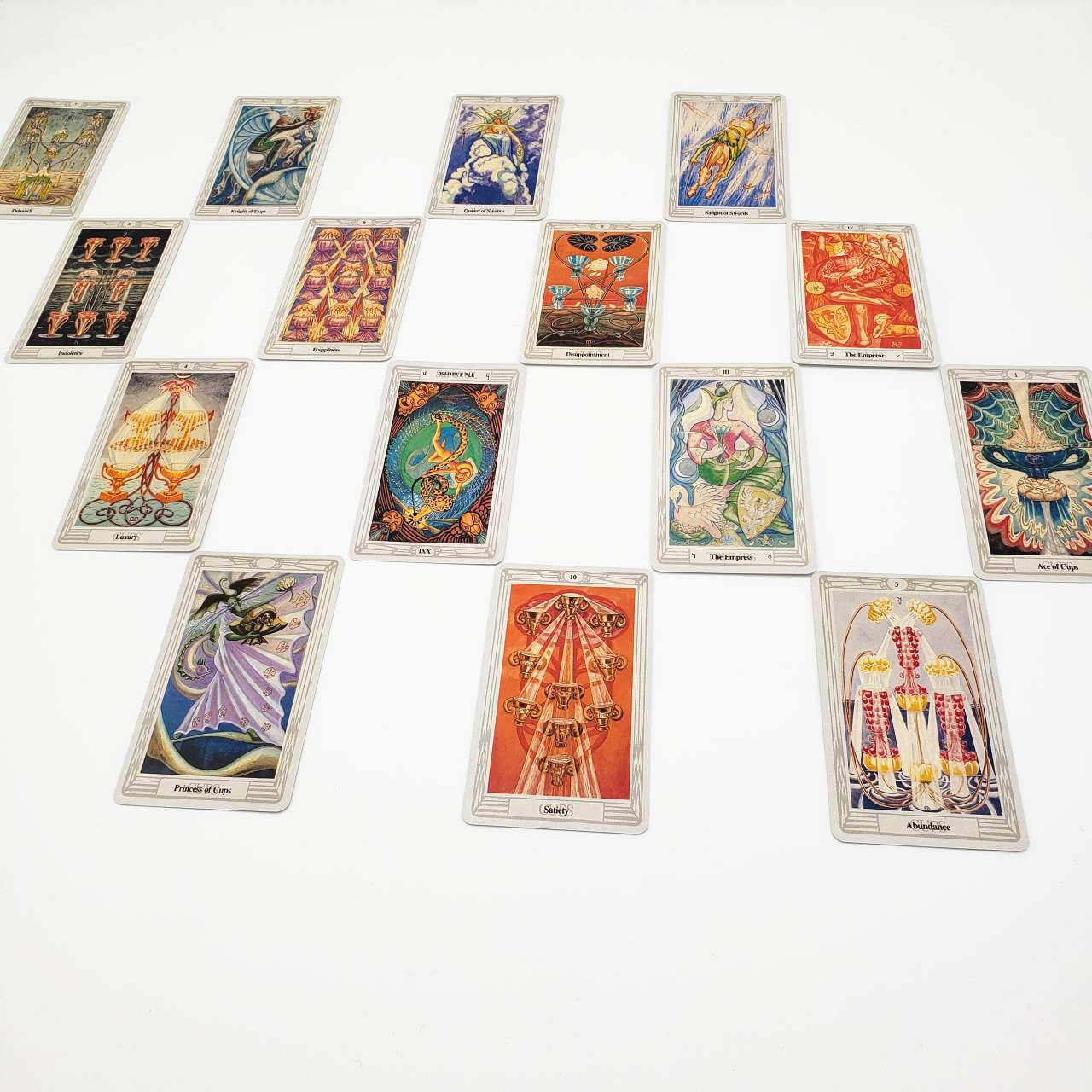 Combo Bộ Bài Bói Tarot Aleister Crowley Thoth Tarot New Cao Cấp và Khăn Trải Bàn Tarot